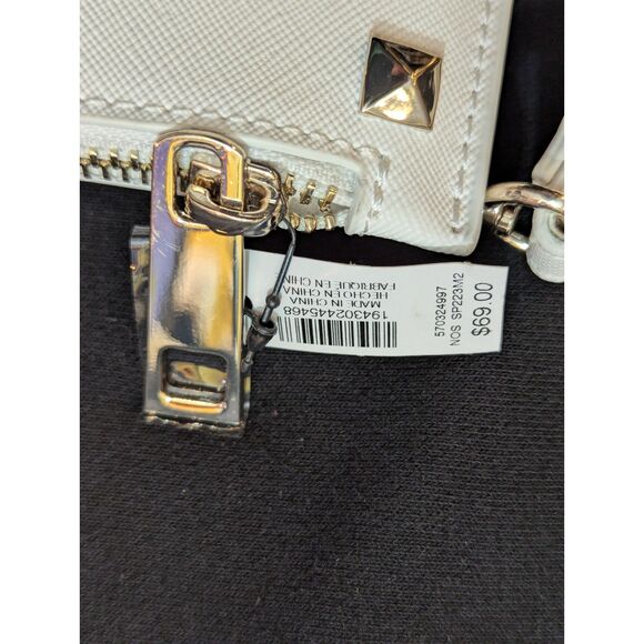 White House Black Market Floral Studded Wristlet Clutch NWT 10.5x7.5 - Picture 5 of 8